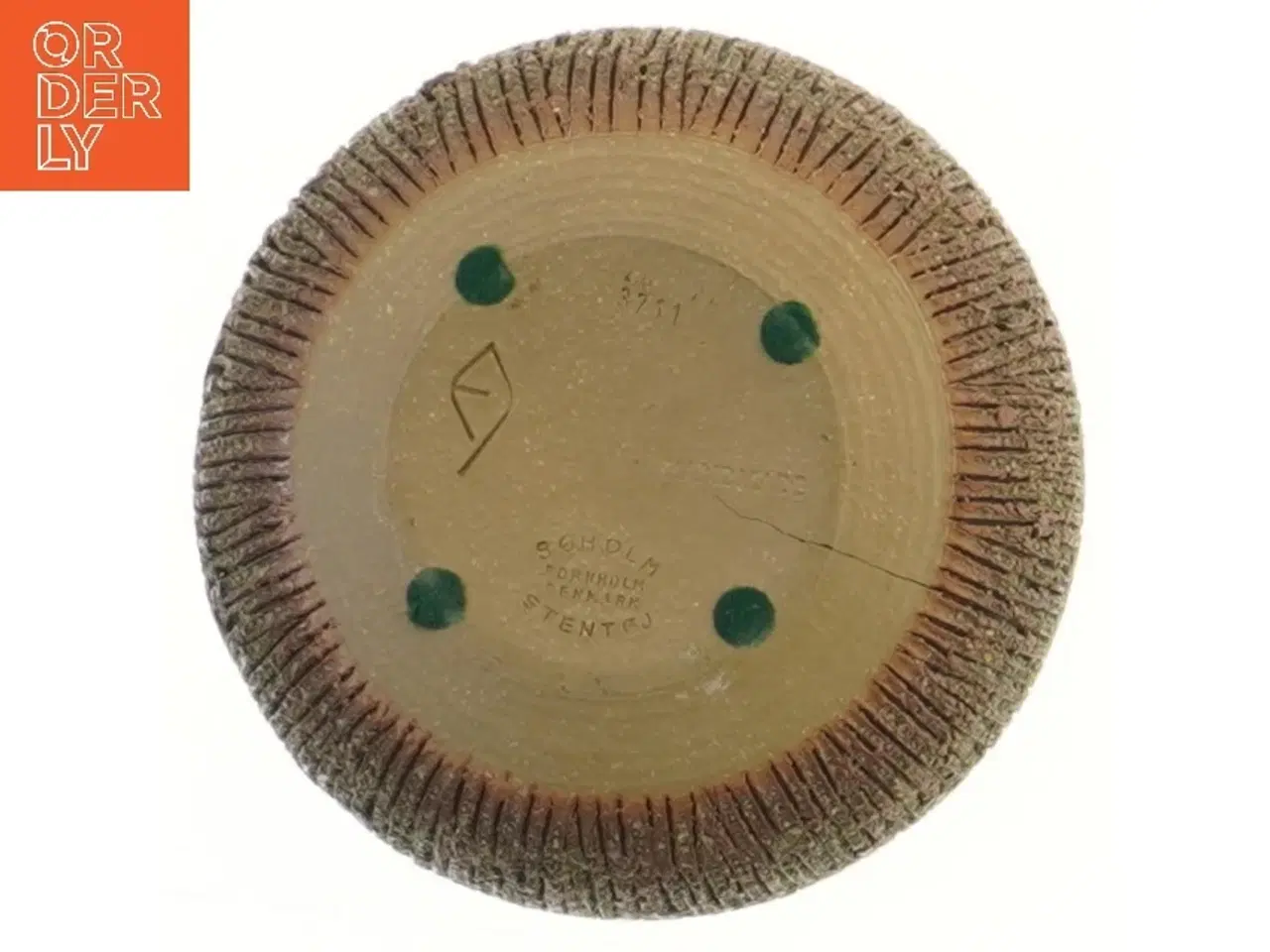 Billede 3 - Lysestage i keramik fra Søholm Stentøj (str. Ø 14 cm)