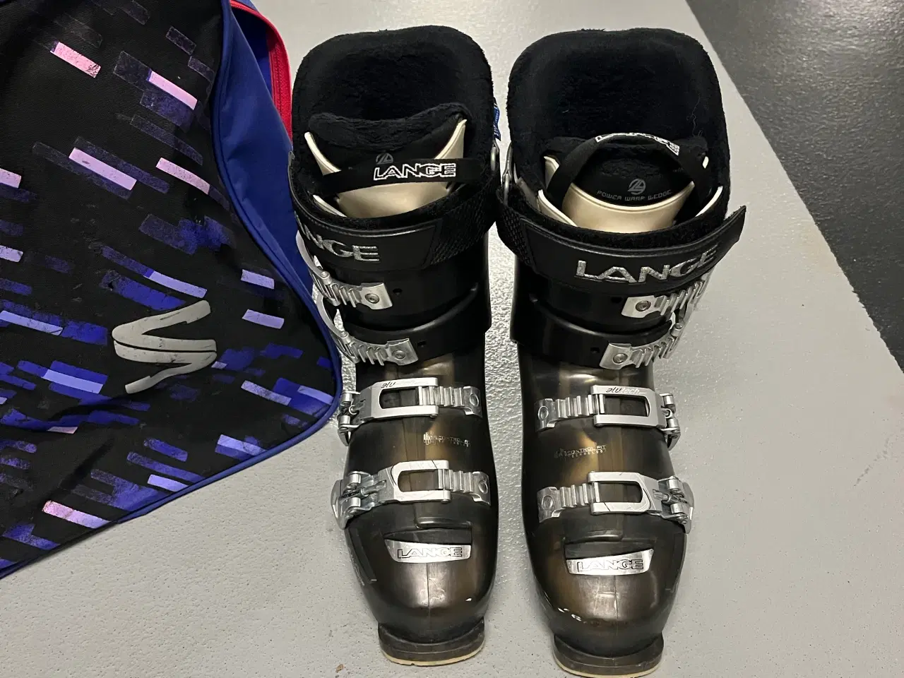 Billede 2 - Grå Lange slalomskistøvler