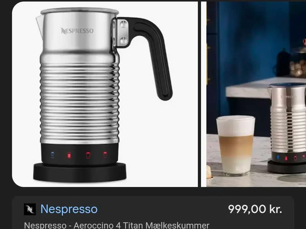 Billede 4 - Original Nespresso mælkeskummer 