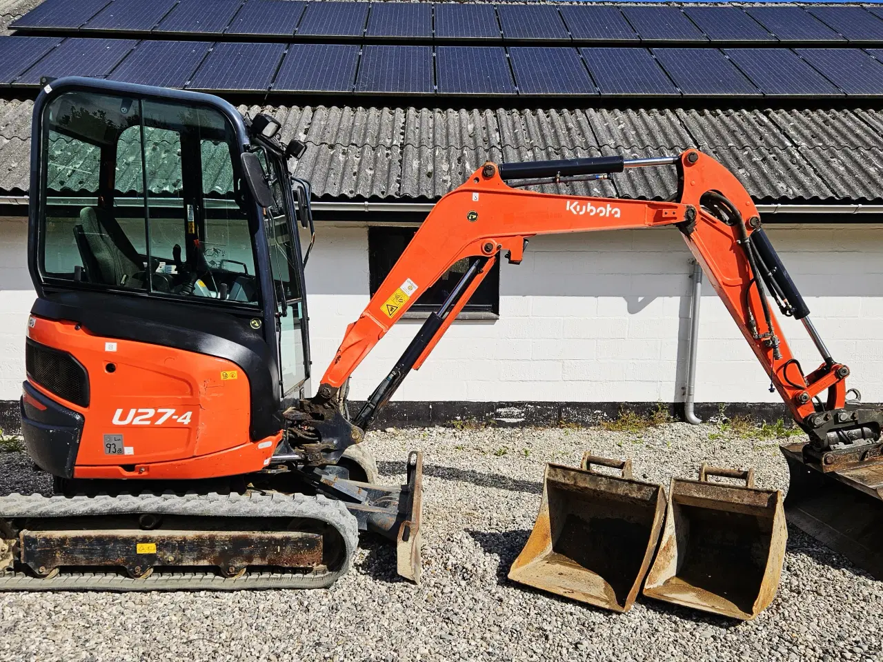 Billede 1 - Kubota U27-4 / powertilt / skovlsæt / 3800 timer