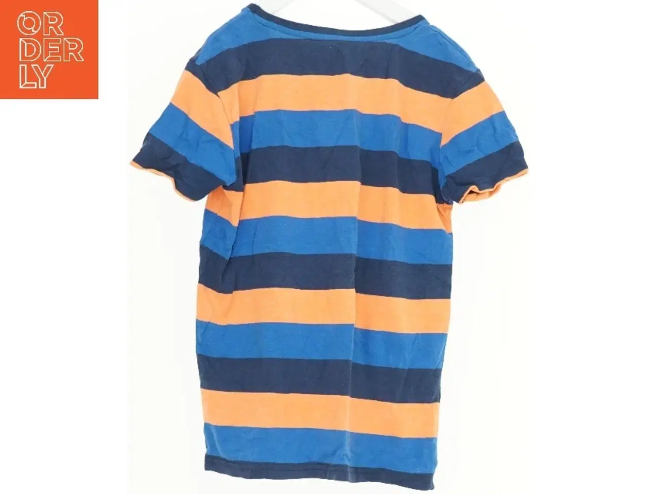Billede 2 - Stribet T-shirt med print fra Mads & Mette (str. 140)