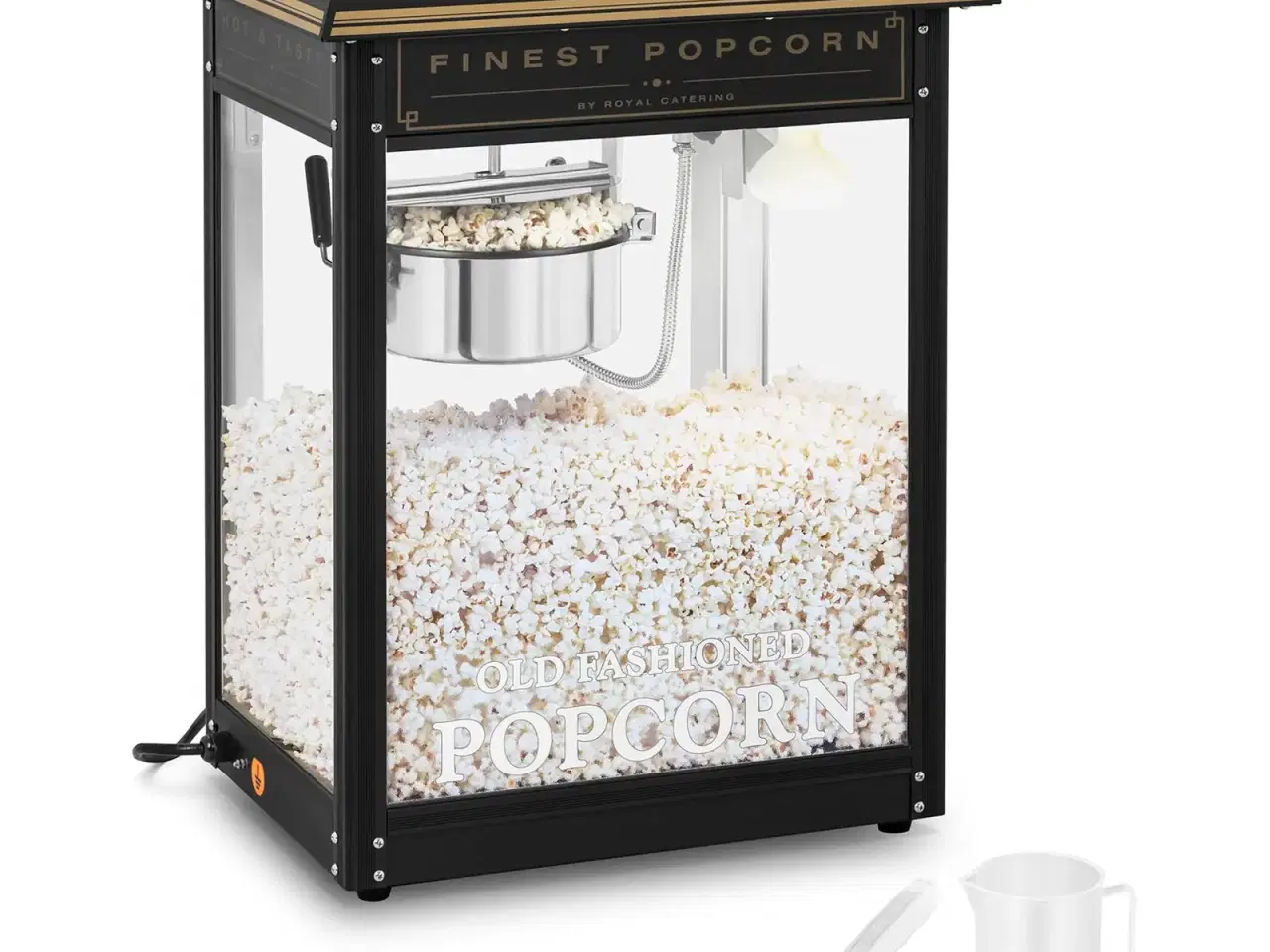 Billede 1 -  Popcornmaskine 88 L – 1600 W – sort og guld