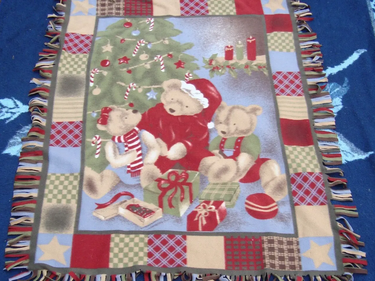 Billede 1 - Jule fleece tæppe