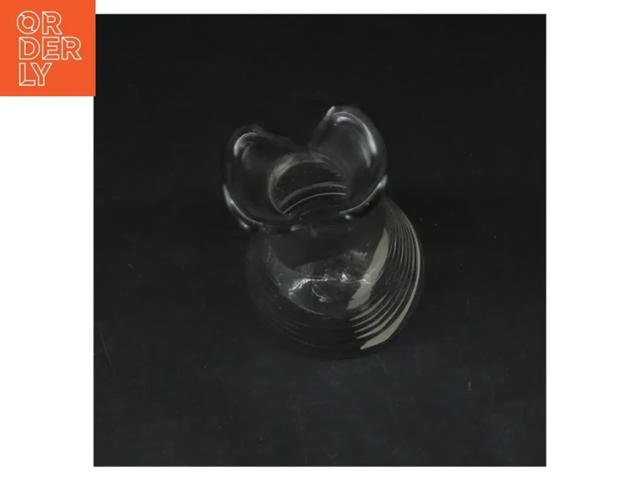 Billede 2 - Gennemsigtig glasvase (str. 18 cm)