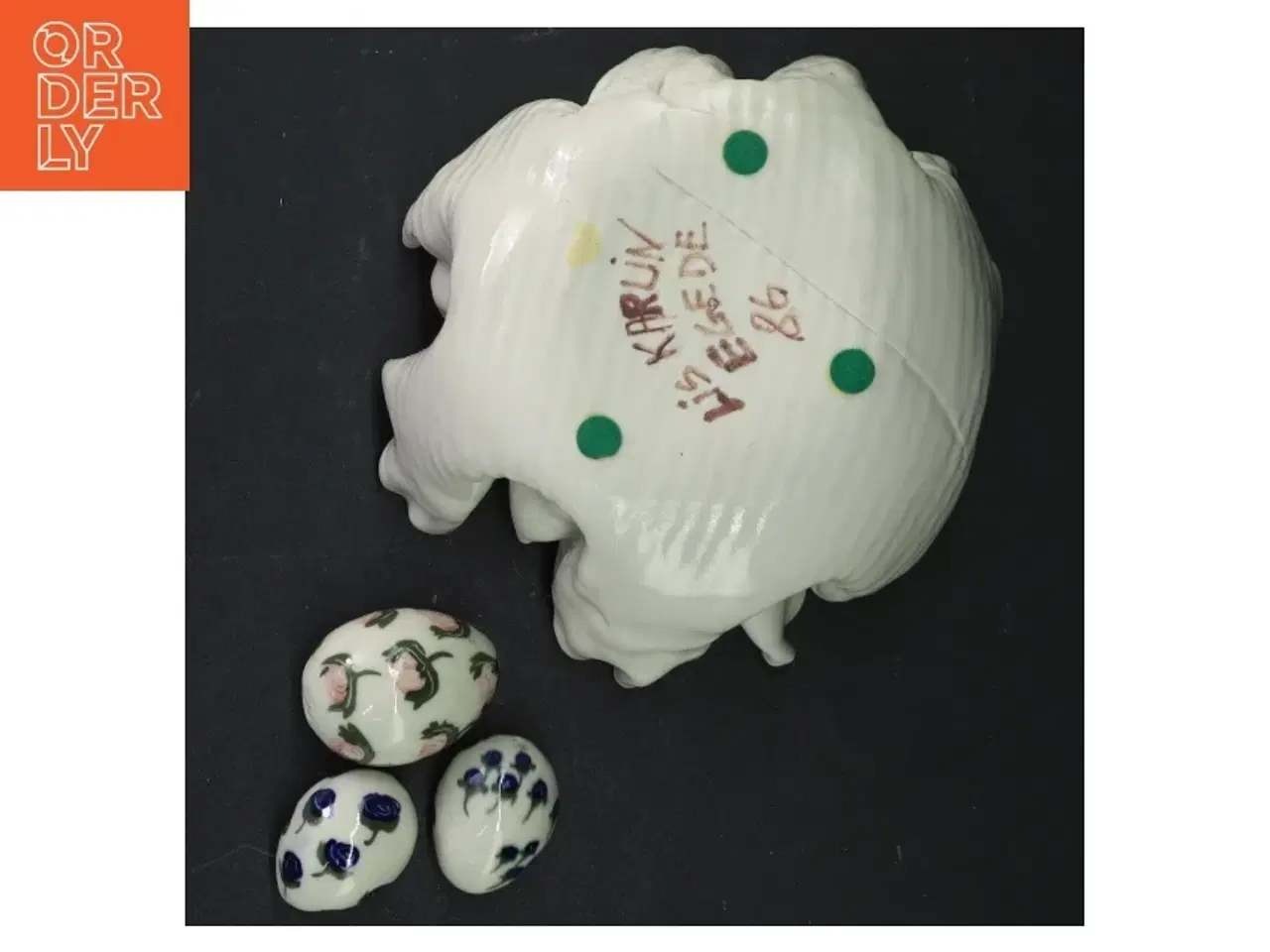 Billede 4 - Porcelænsskal og dekorative æg