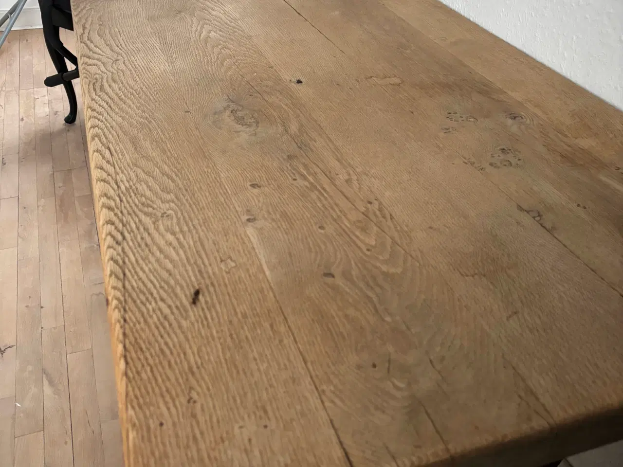 Billede 3 - Skrivebord i massiv Egetræ