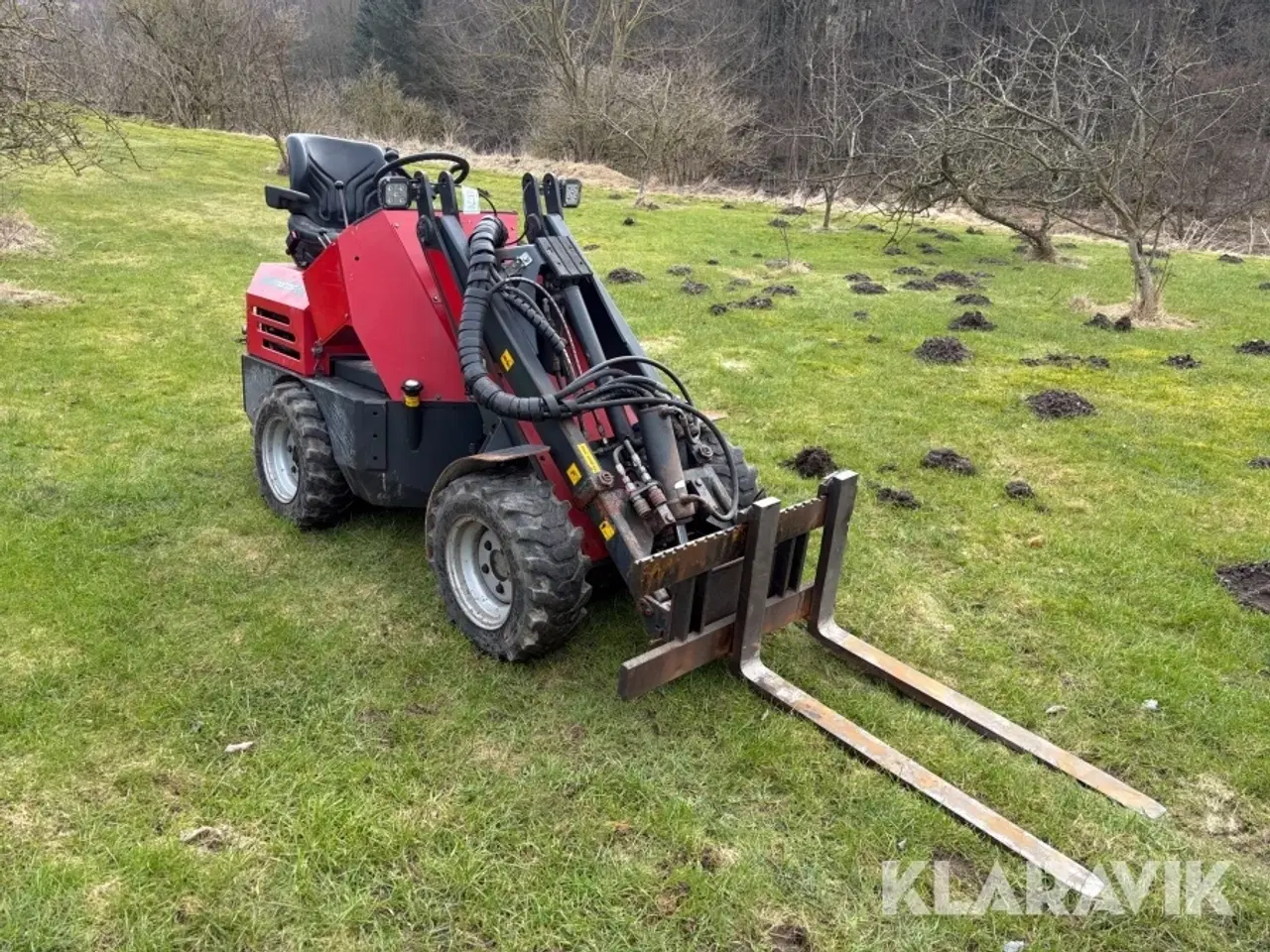 Billede 4 - Minilæsser Norcar 760 med udskud og tilbehør