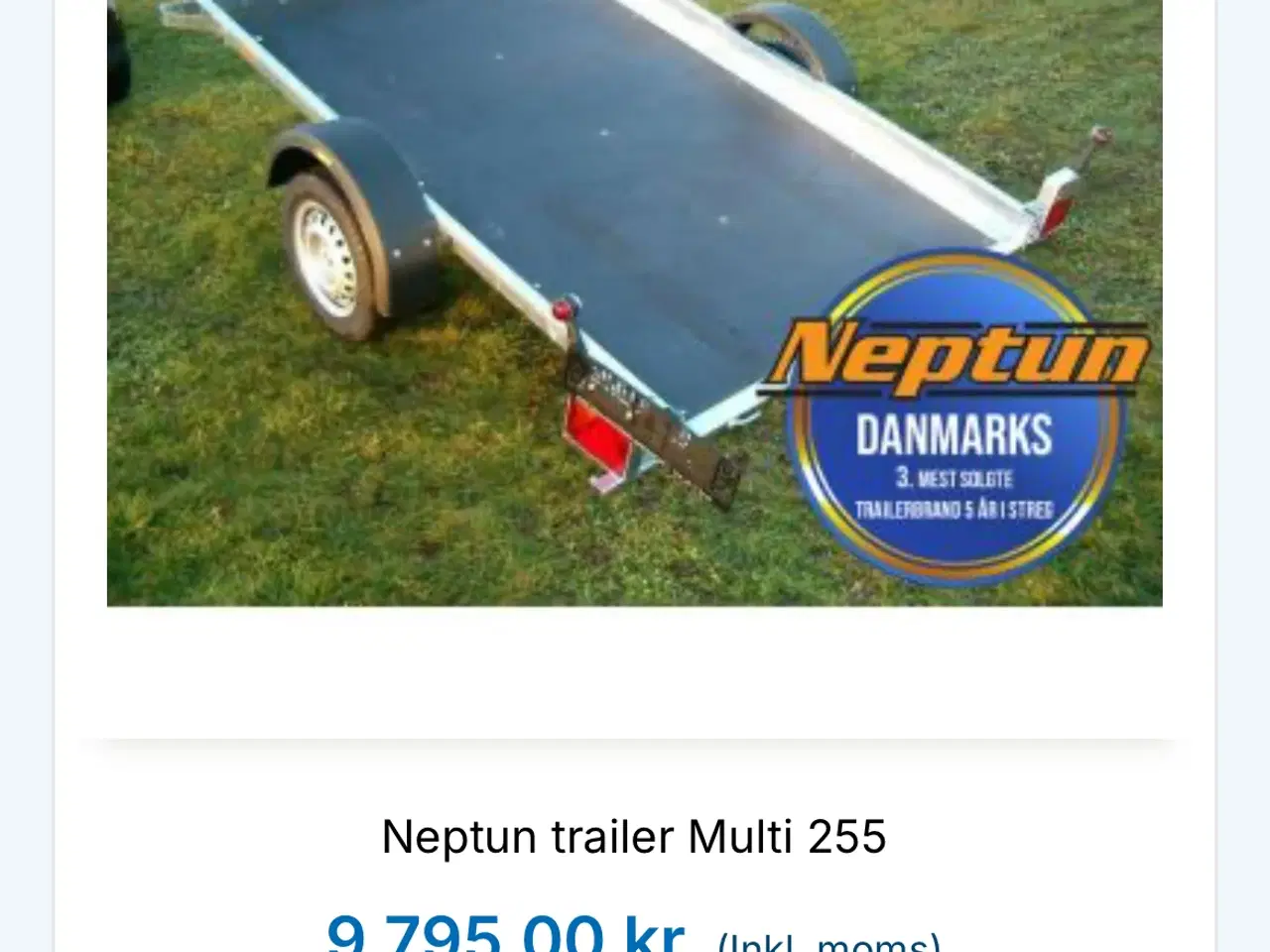 Billede 2 - Mc - maskintrailer