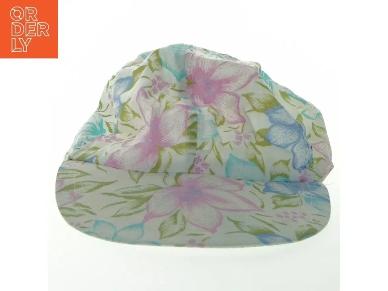 Billede 5 - Blomstret kasket (str. Ø 17 cm)