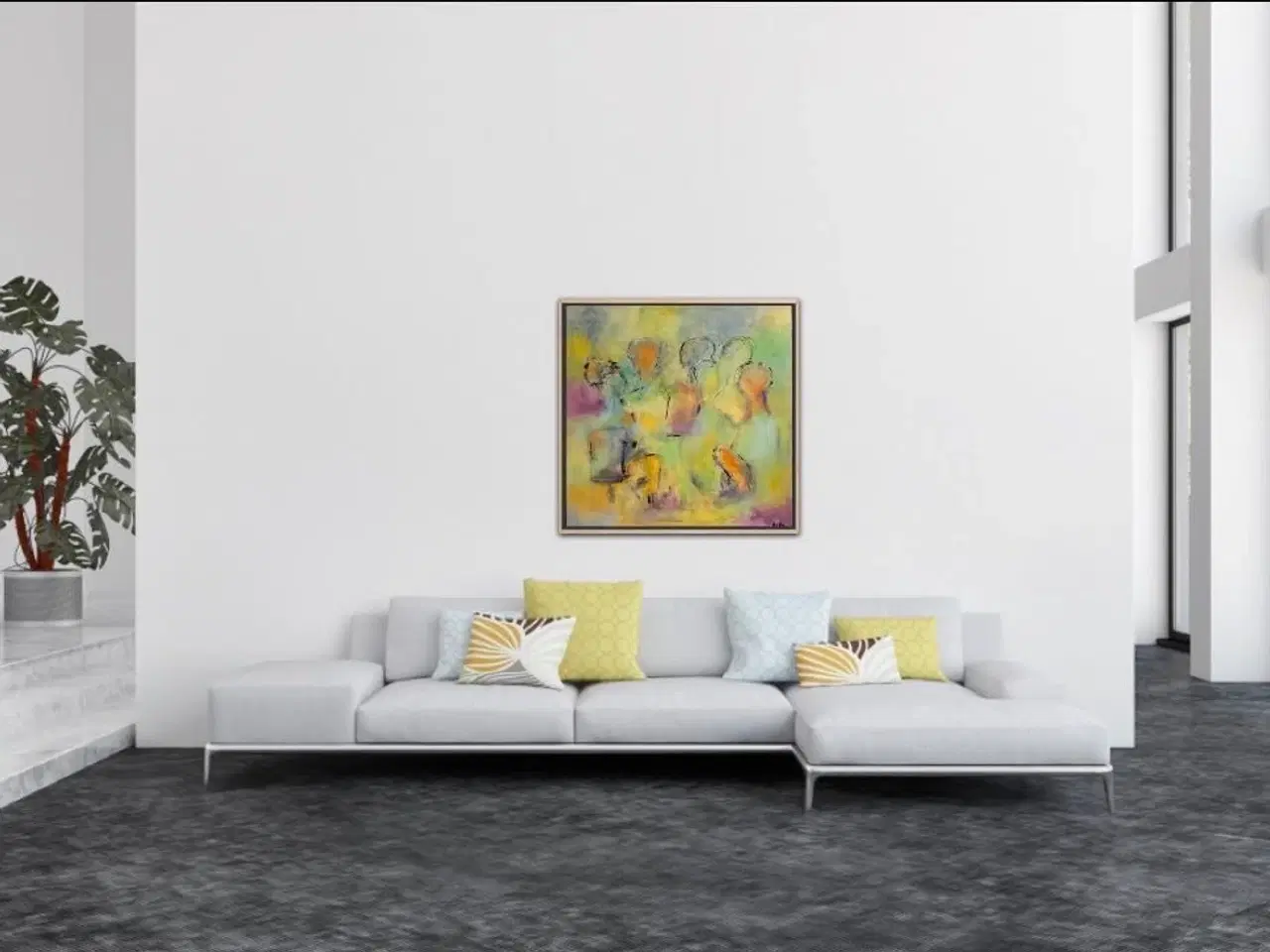 Billede 2 - Abstrakt 80x80