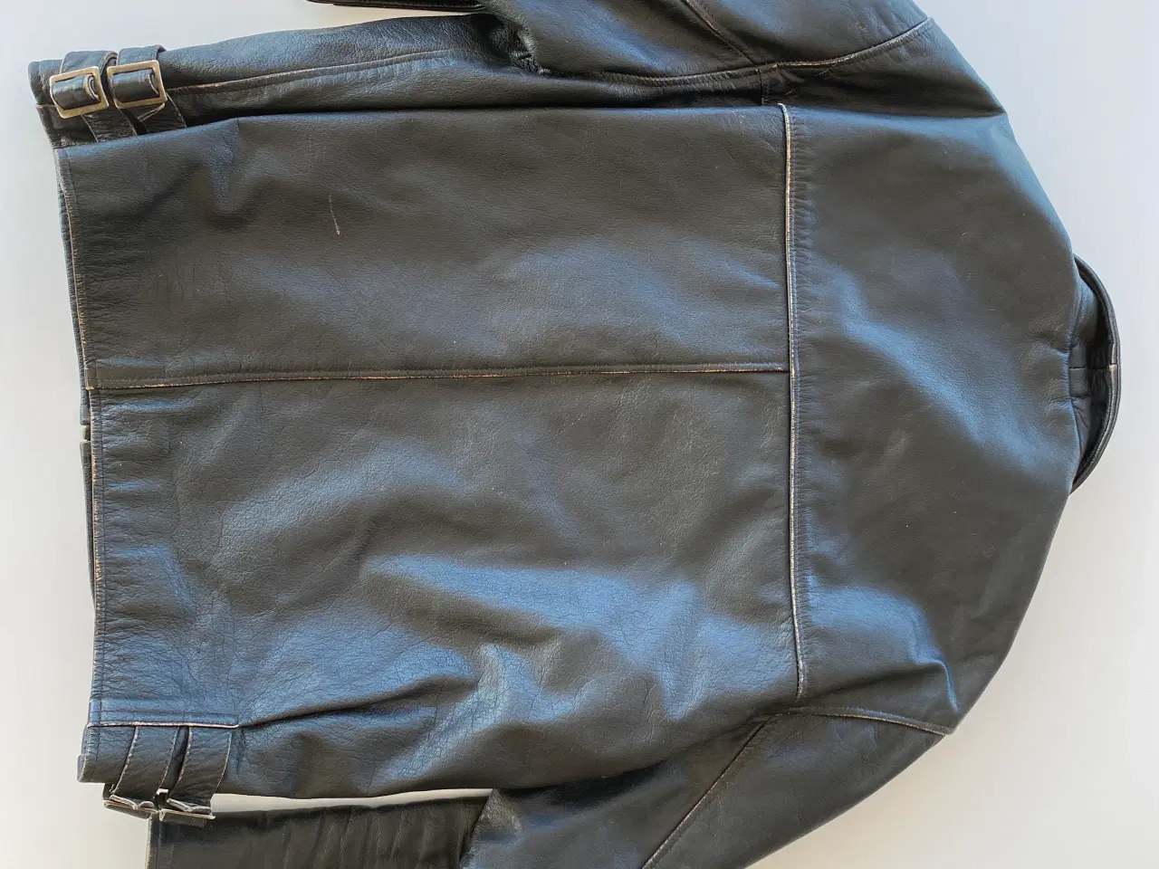 Billede 2 - Læderjakke sort str L