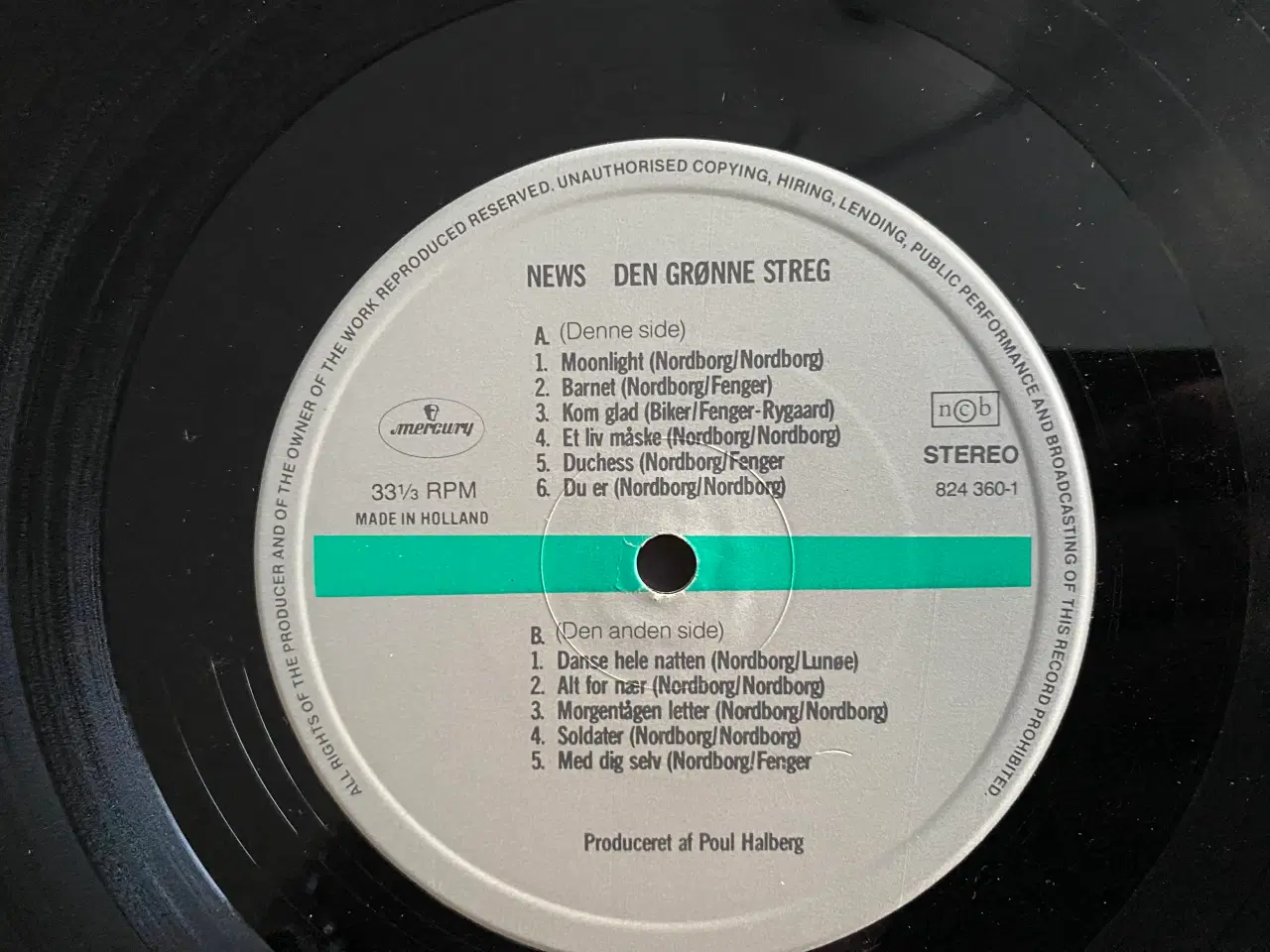 Billede 3 - LP. News ‎– Den Grønne Streg