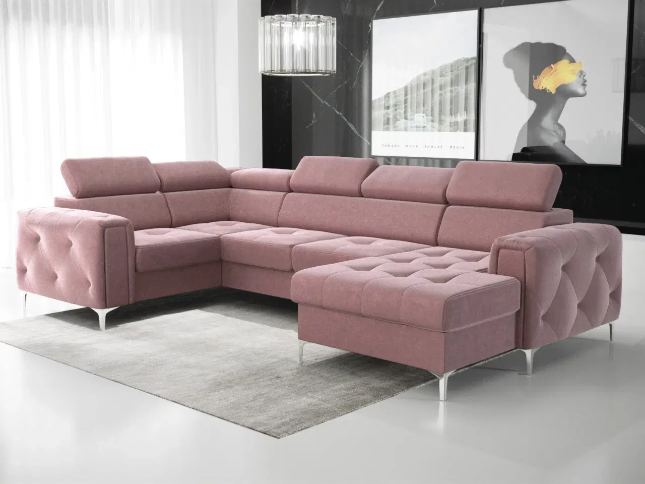 Billede 4 - ORIONIS MAX III HJØRNESOFA 165x320x185 CM