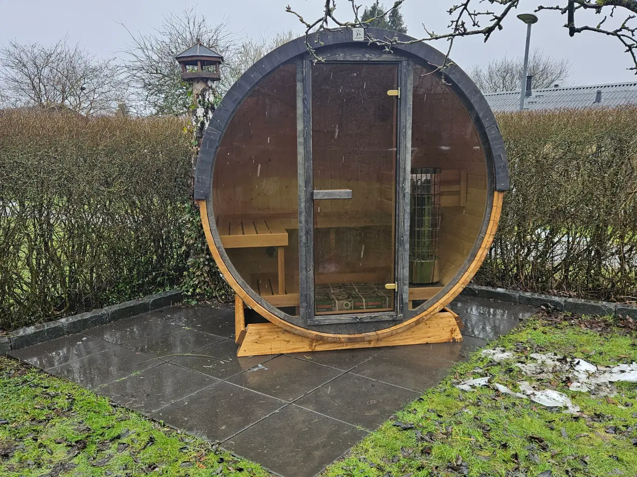 Billede 5 - Ny størrelse lille terrasse sauna til 3-4 personer