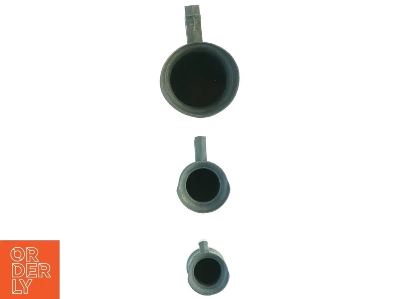 Billede 3 - Peltrato Sæt af tin målekopper kander (str. 5 cm til 13 cm)