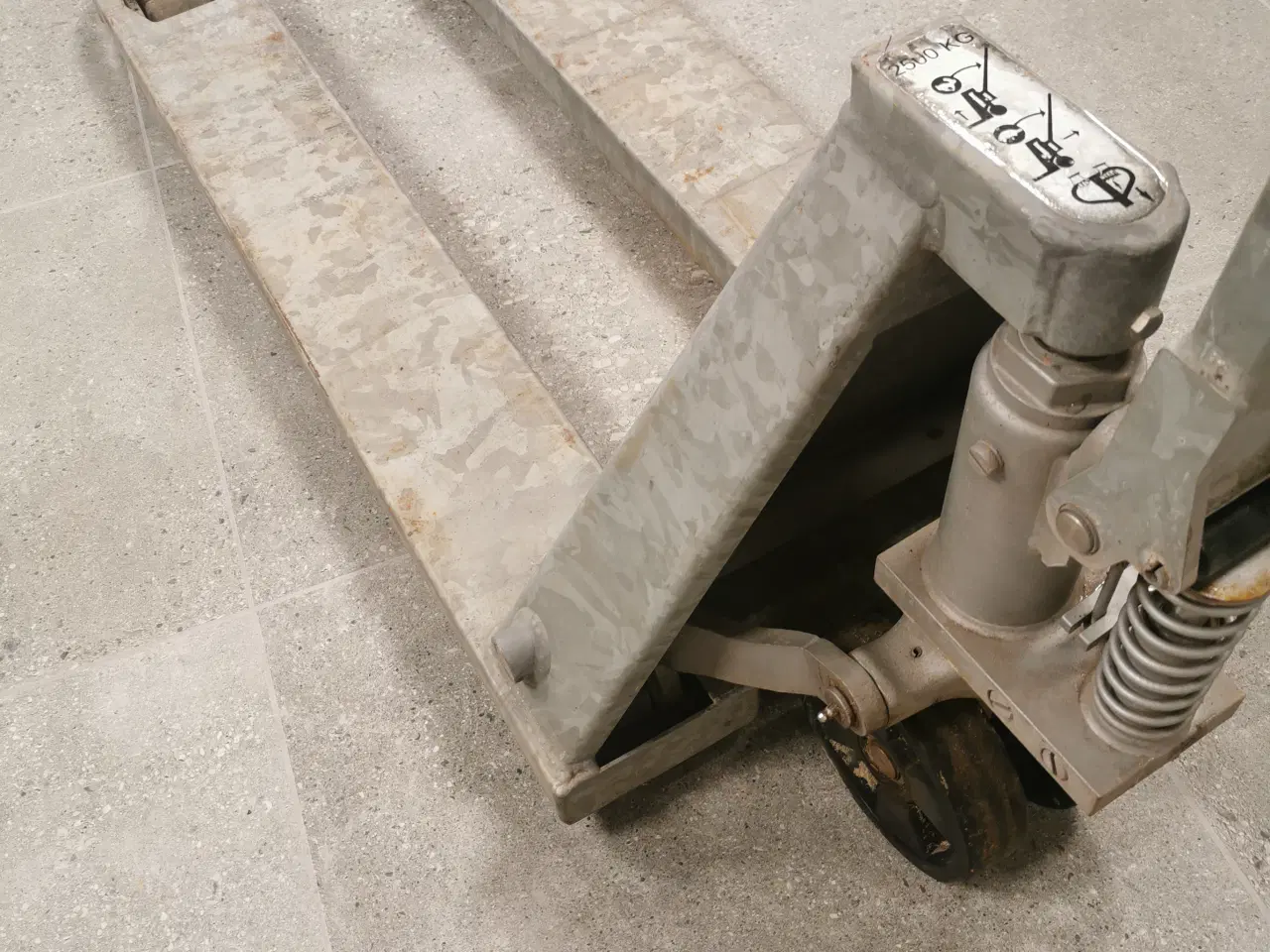 Billede 4 - Palleløfter 2500kg Galvaniseret 