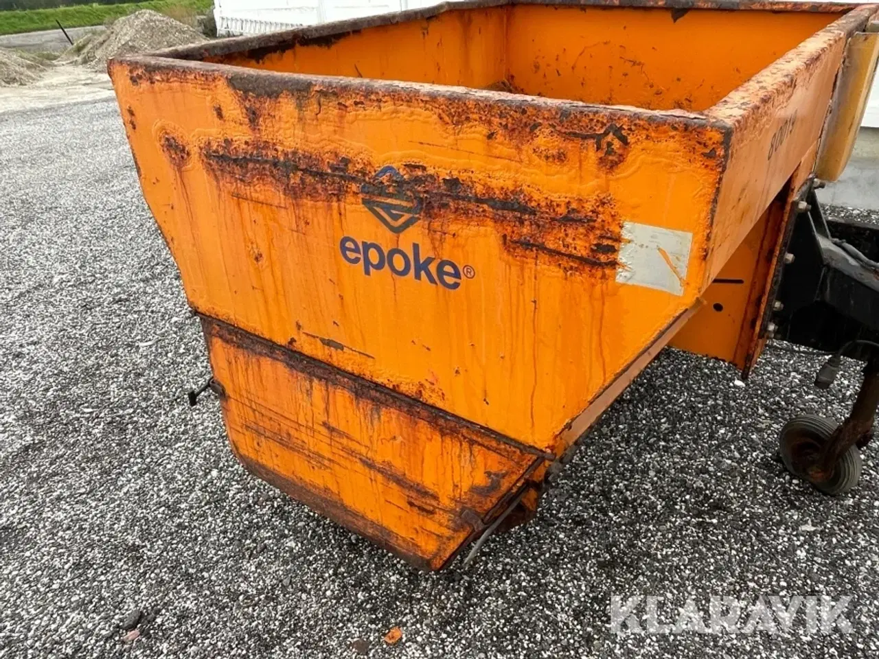 Billede 11 - Epoke salt- og grusspreder til traktor Epoke