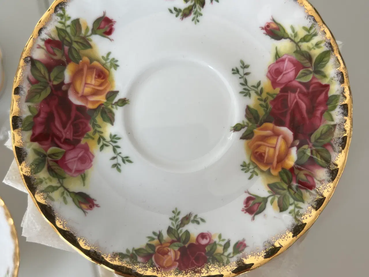 Billede 2 - Kaffestel Landsbyrose Royal Albert Countryrose