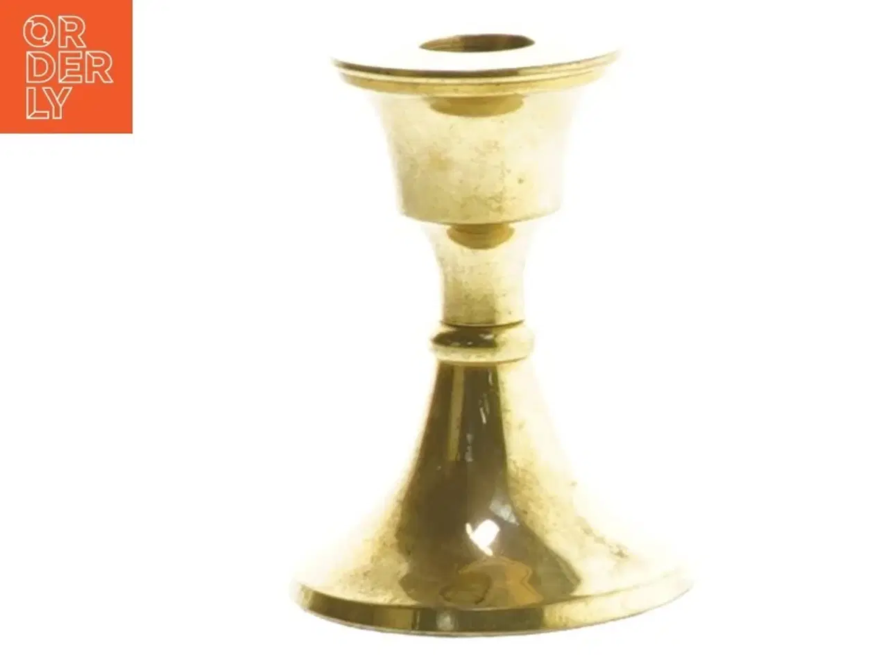 Billede 1 - Messing lysestage (str. 6,5 cm)