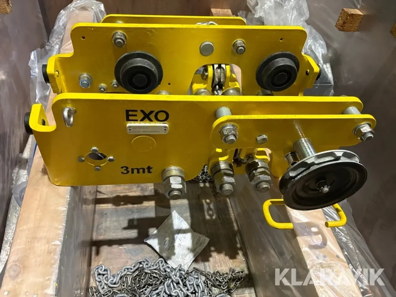Billede 4 - Løbekat med talje Exo 3 tons - med side og endeforskydning