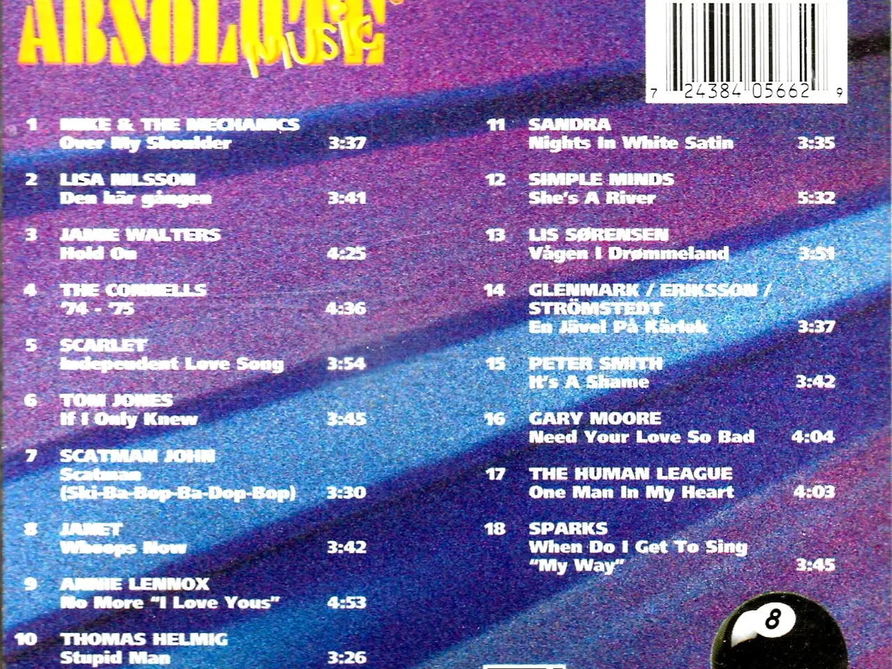 Billede 14 - Absolut Music. Syv CD'er. Nr. 1 - 5 og 7 og 8