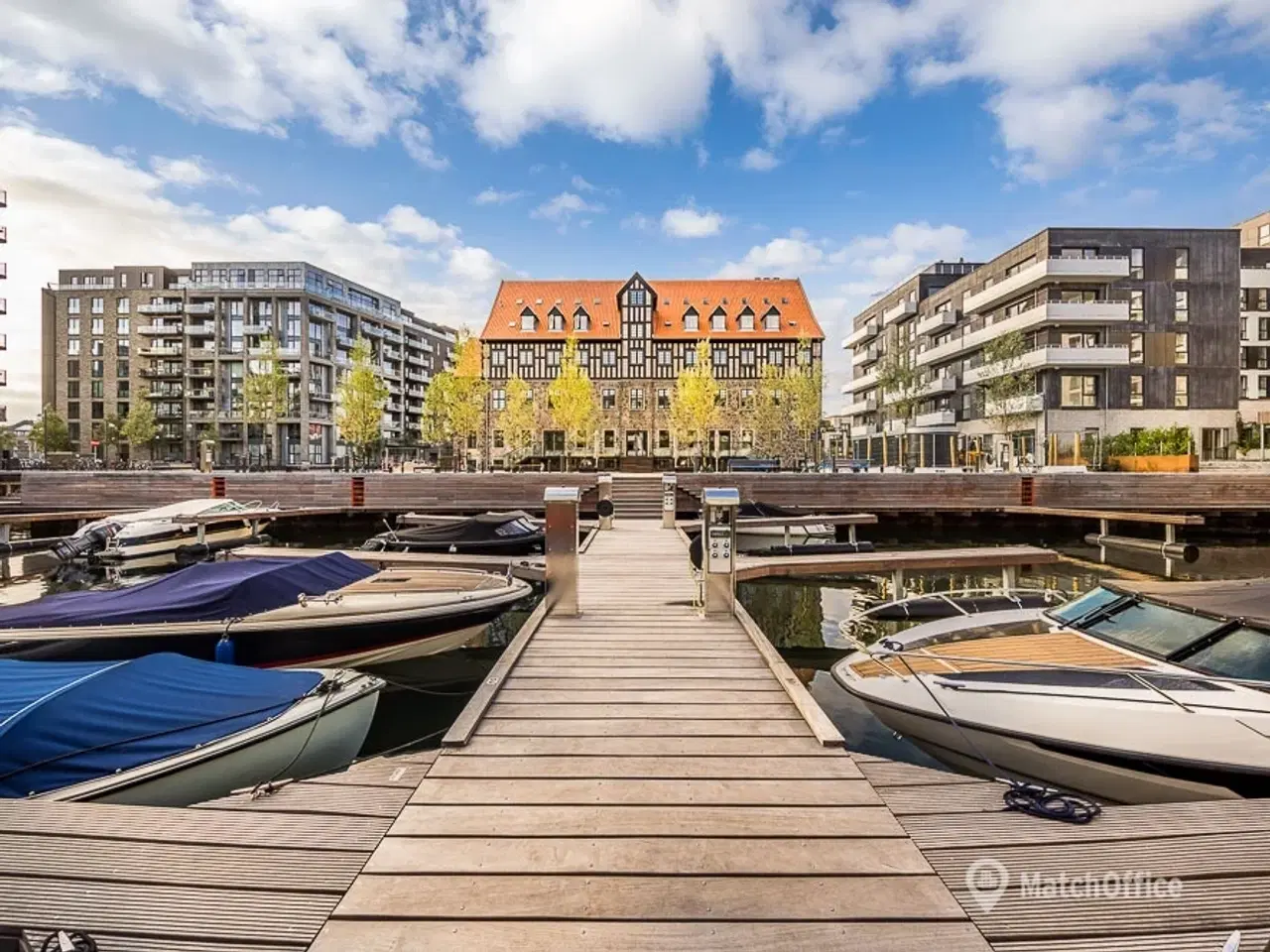 Billede 5 - Citykontor i Københavns nye kanalby med egen bådplads og p-kælder