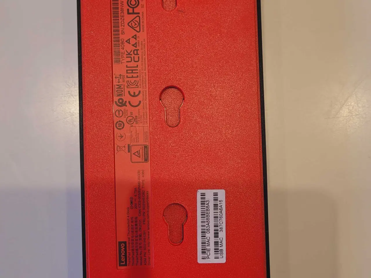 Billede 2 - Lenovo ThinkPad docking station (model nr. 40AF)