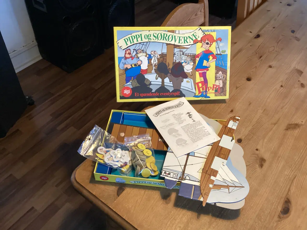 Billede 1 - Pippi Langstrømpe Spil, Bøger, Bamser, Sengetøj.