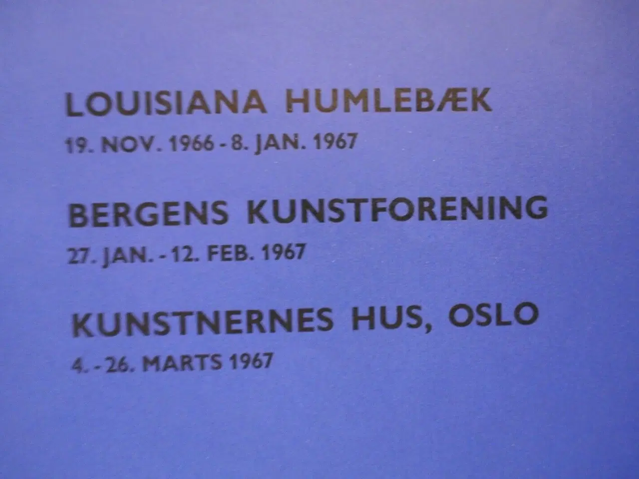 Billede 2 - katalog robert jacobsen med dedikation, emne: kuns