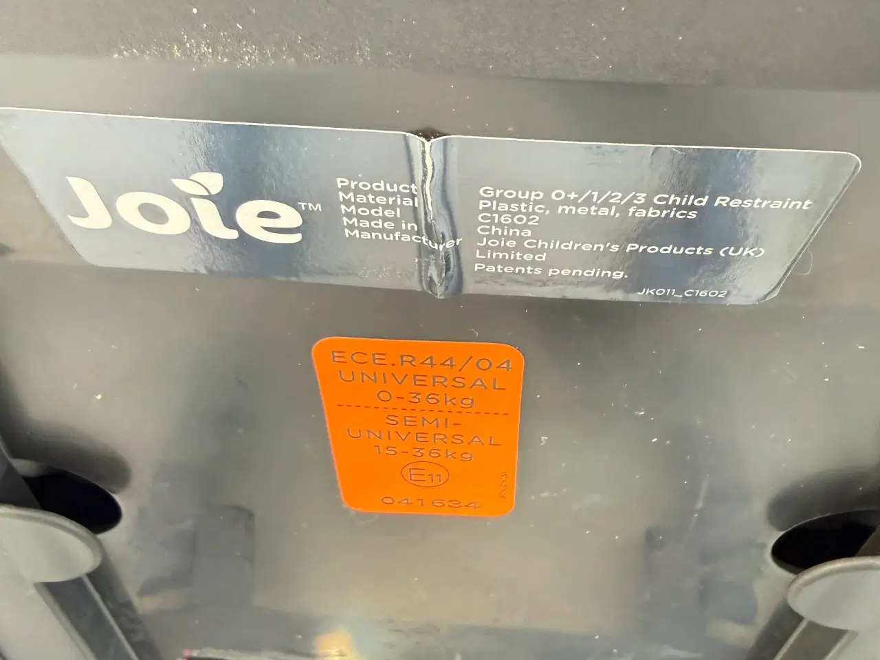 Billede 9 - Joie autostol 0-36 kg – god stand