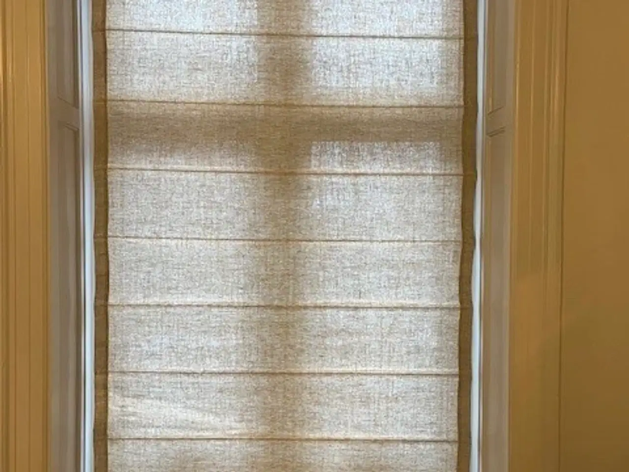 Billede 1 - 7 stk. Himla Foldegardiner i hør (110 x 180 cm)