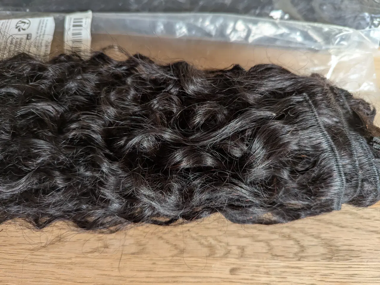 Billede 2 - Human virgin hair. Kinky krøl 86,36 cm.