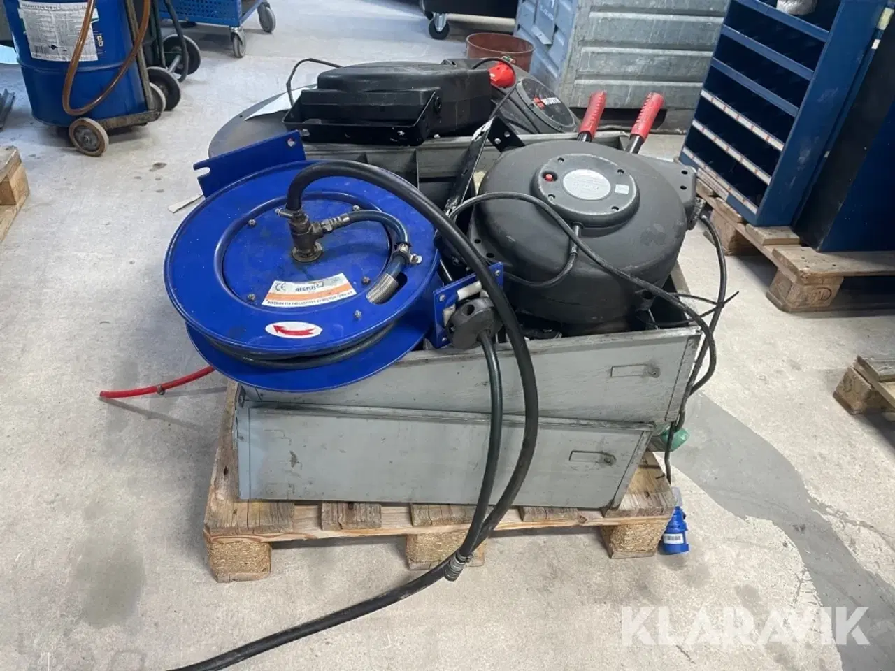 Billede 11 - Slangeopruller - boltsaks - metal skuffer