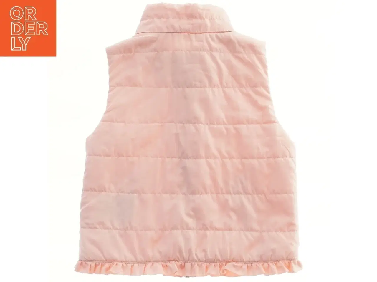 Billede 1 - Lyserød vest med flæser fra H&M (str. 98)