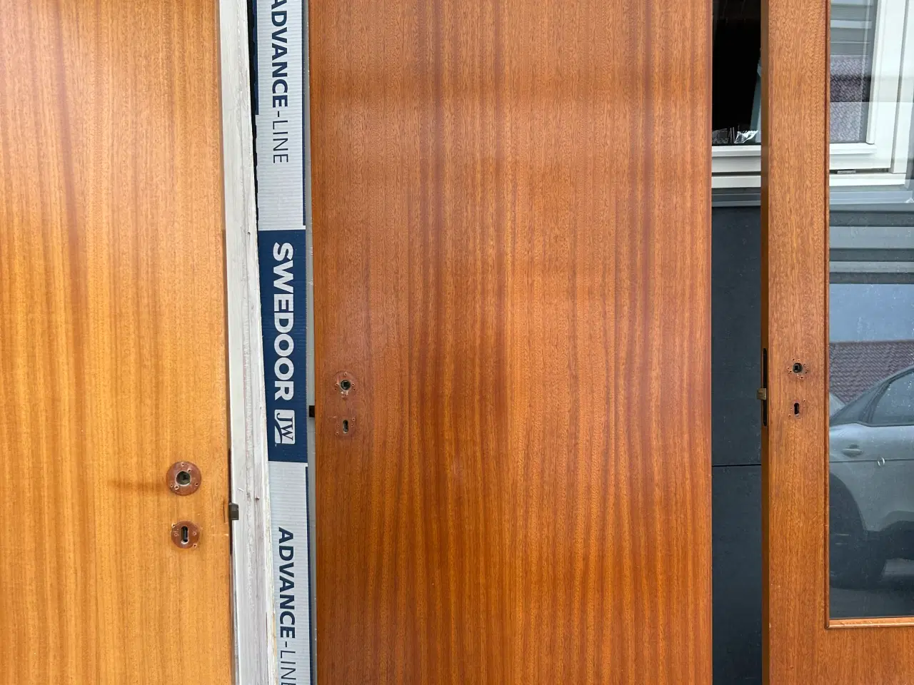 Billede 2 - Ældre teaktrædøre