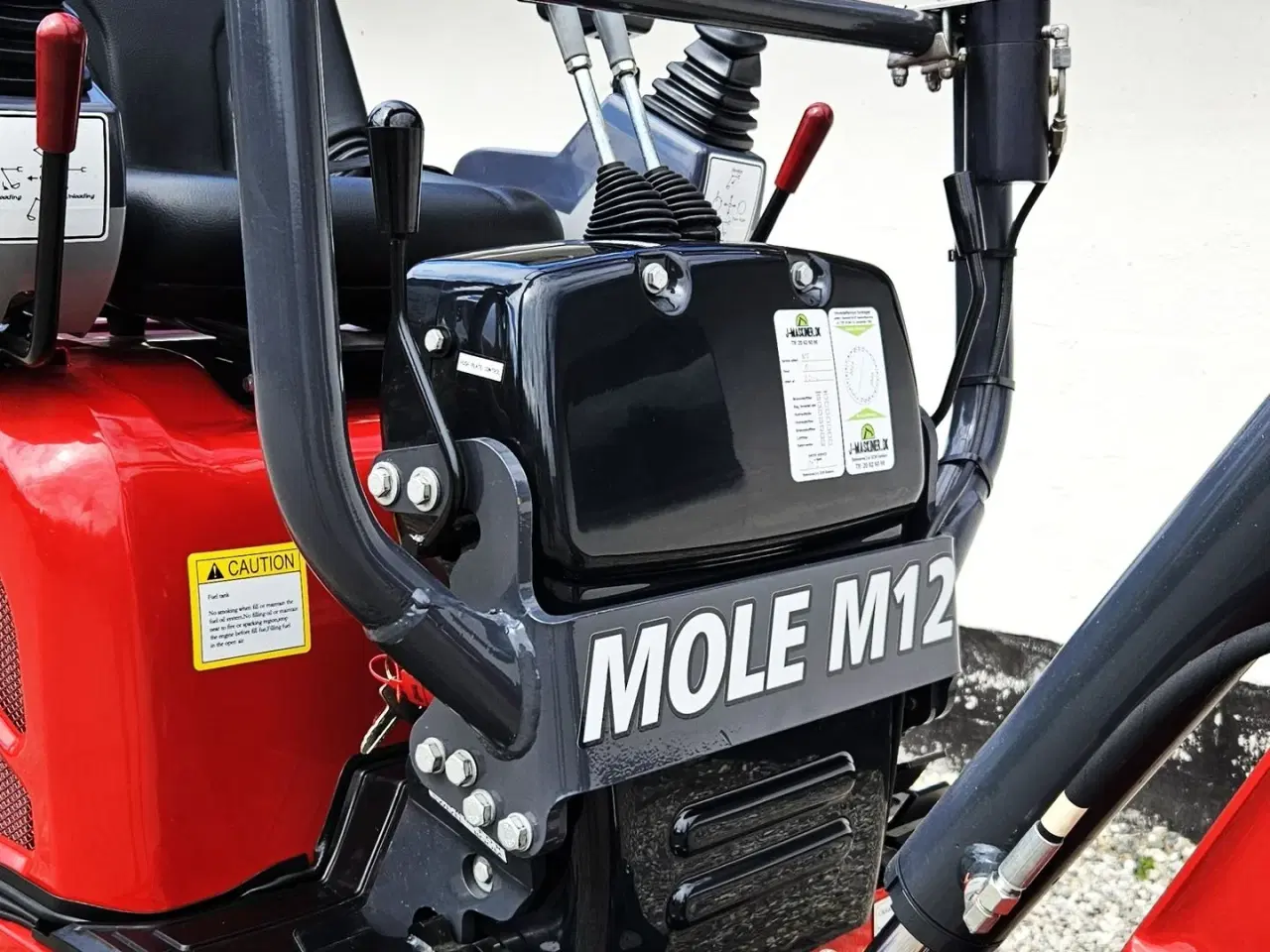 Billede 12 - MOLE M12 / fabriksny / med skovle & Kubota motor