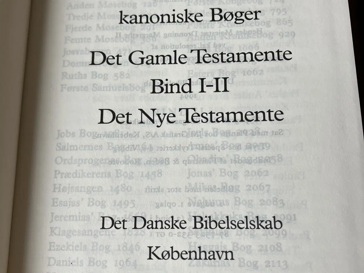 Billede 1 - Bibelen 1-3. Med stor skrift