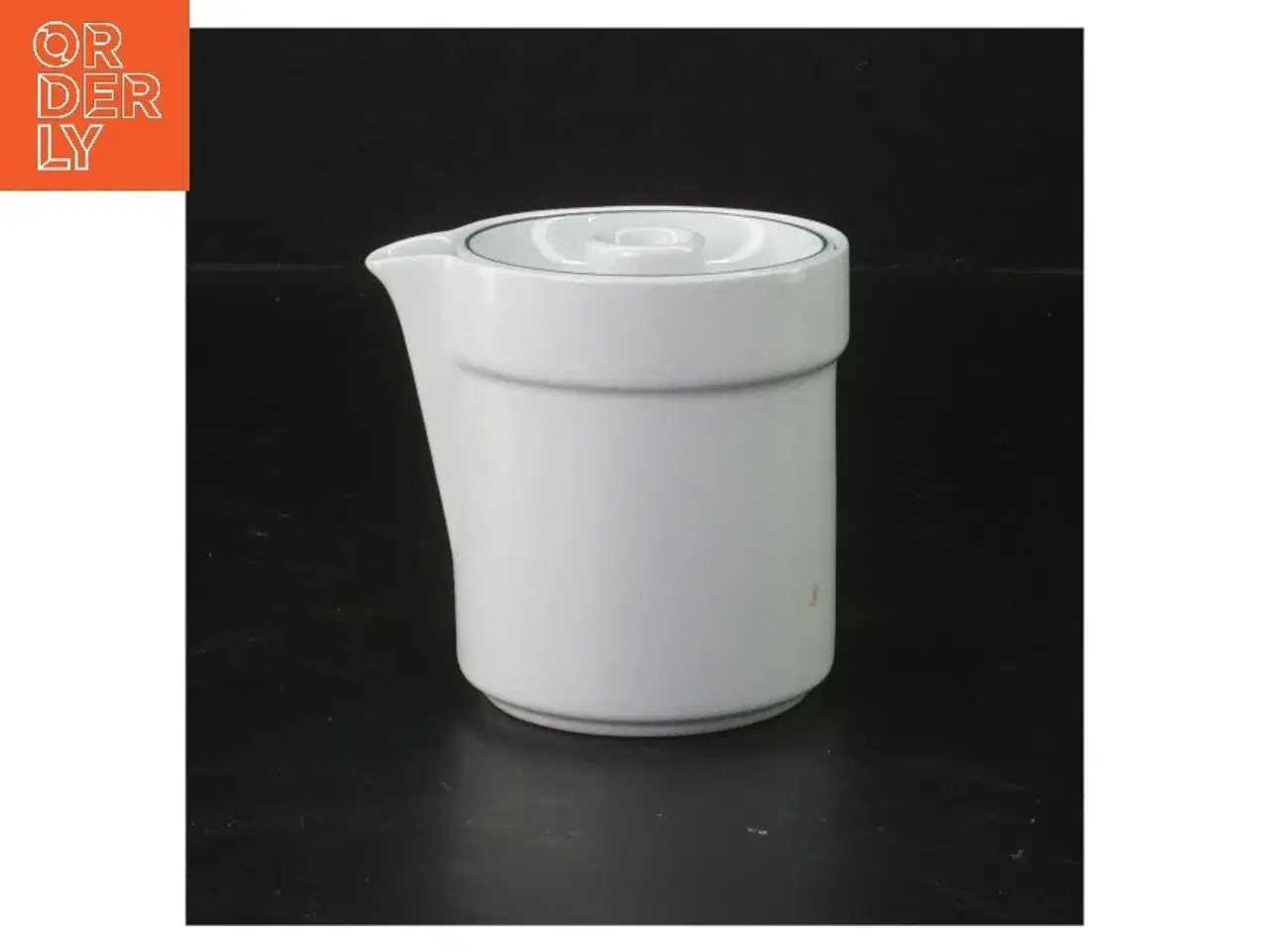 Billede 1 - Porcelæn mælkekande fra Royal Copenhagen blå kant (str. 8 cm)