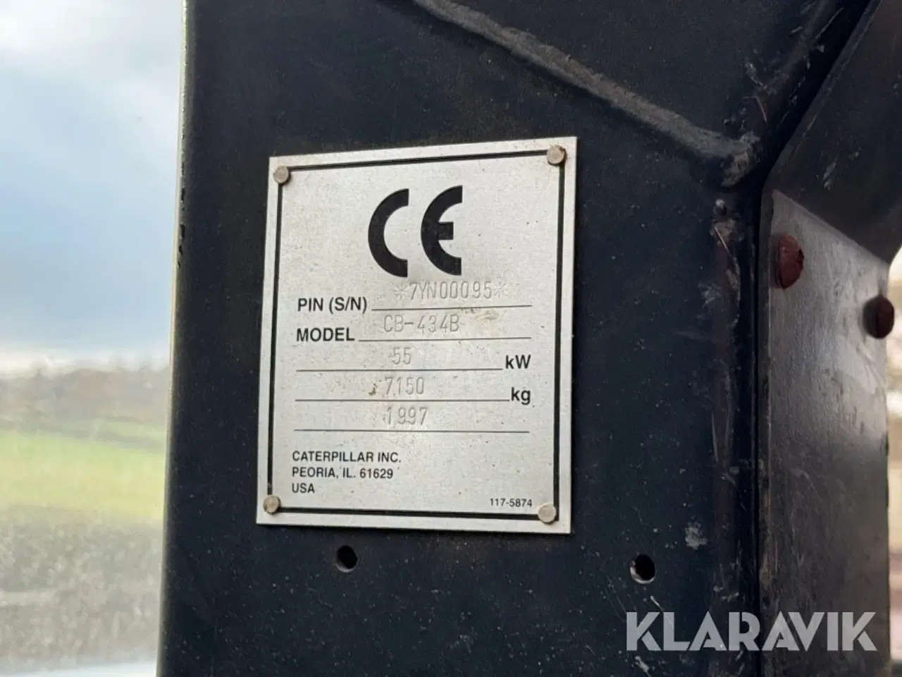 Billede 8 - Vejtromle Caterpillar CB-434B