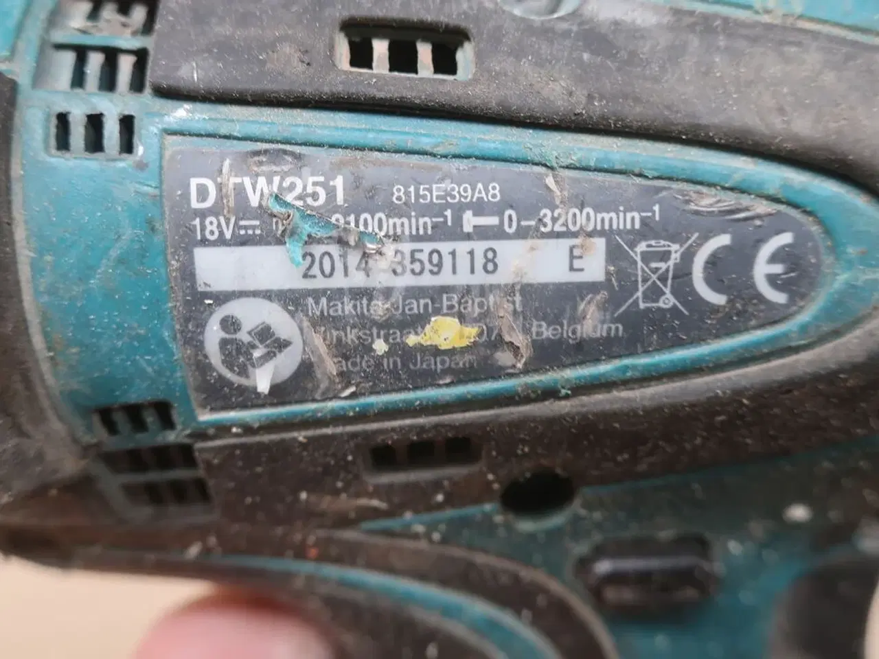 Billede 2 - Stiksav, boremaskine mv. MAKITA Model: DTW 251, DJV1S, HP 484, DHR 202, DFR 550, DGA 506, DC18RC