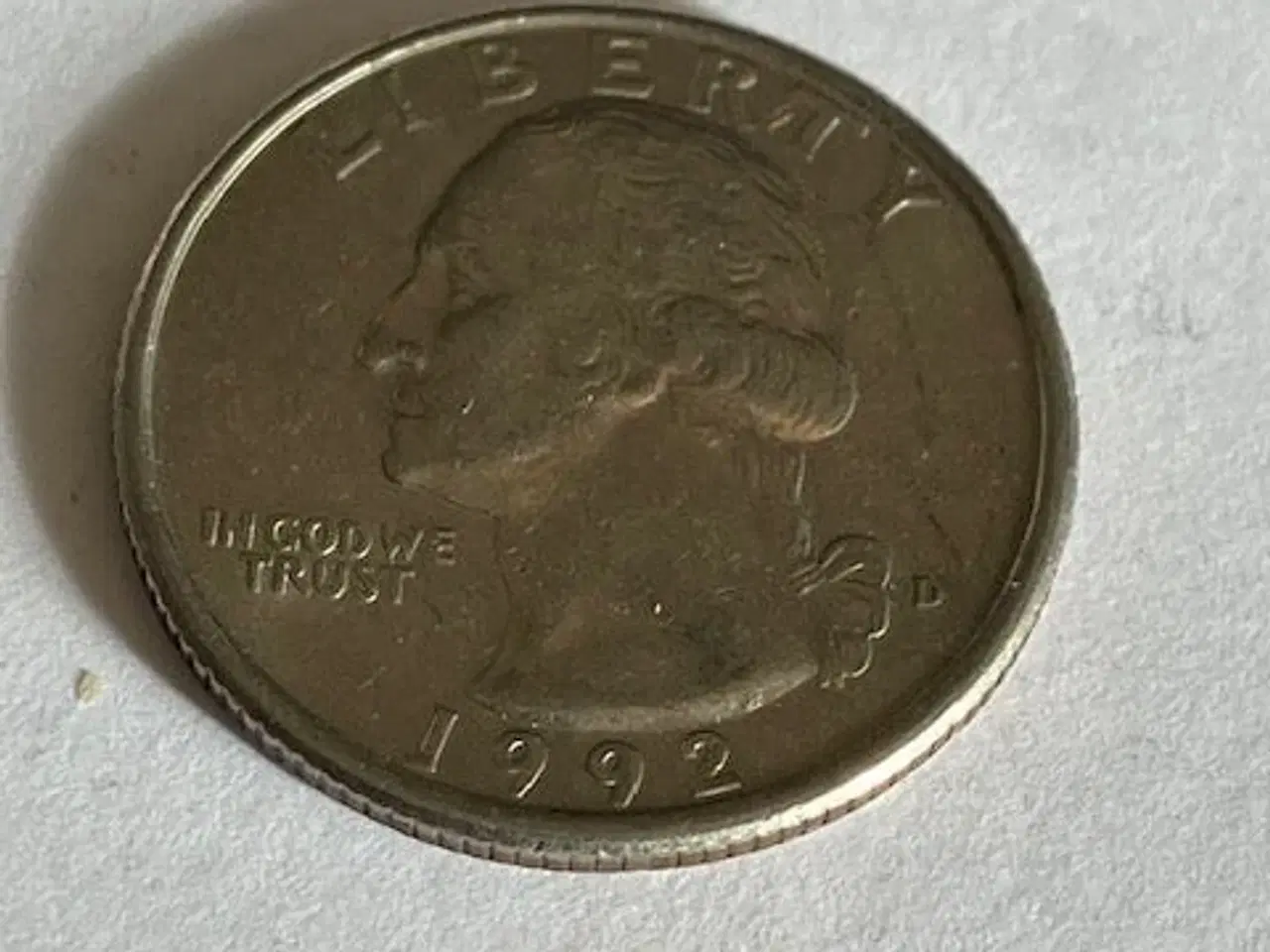 Billede 1 - Quarter Dollar 1992 USA