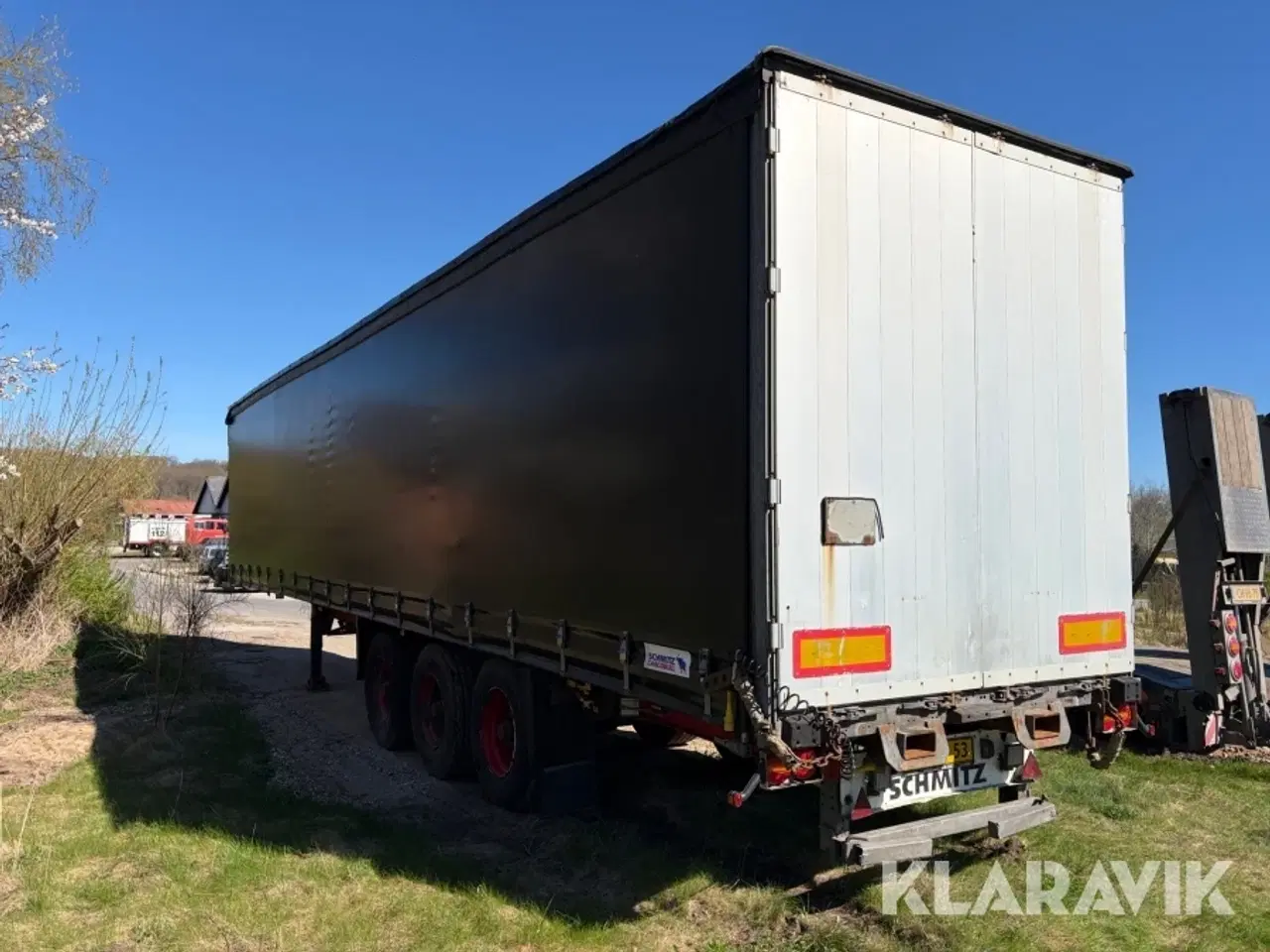 Billede 3 - Gardin trailer med bagmonteret truck Schmitz