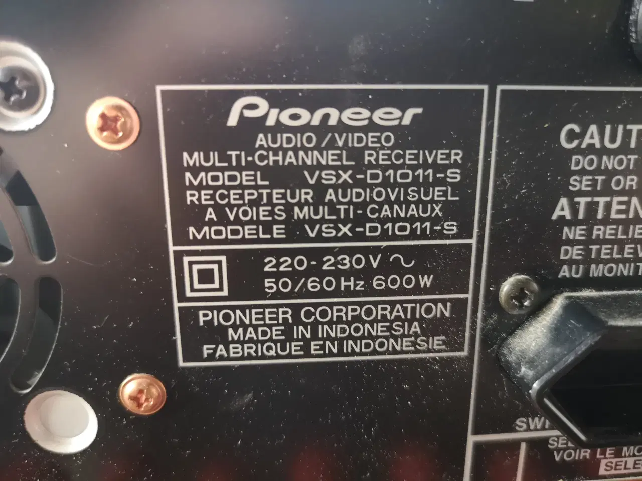 Billede 6 - pioneer thx sorround forstærker 7,1