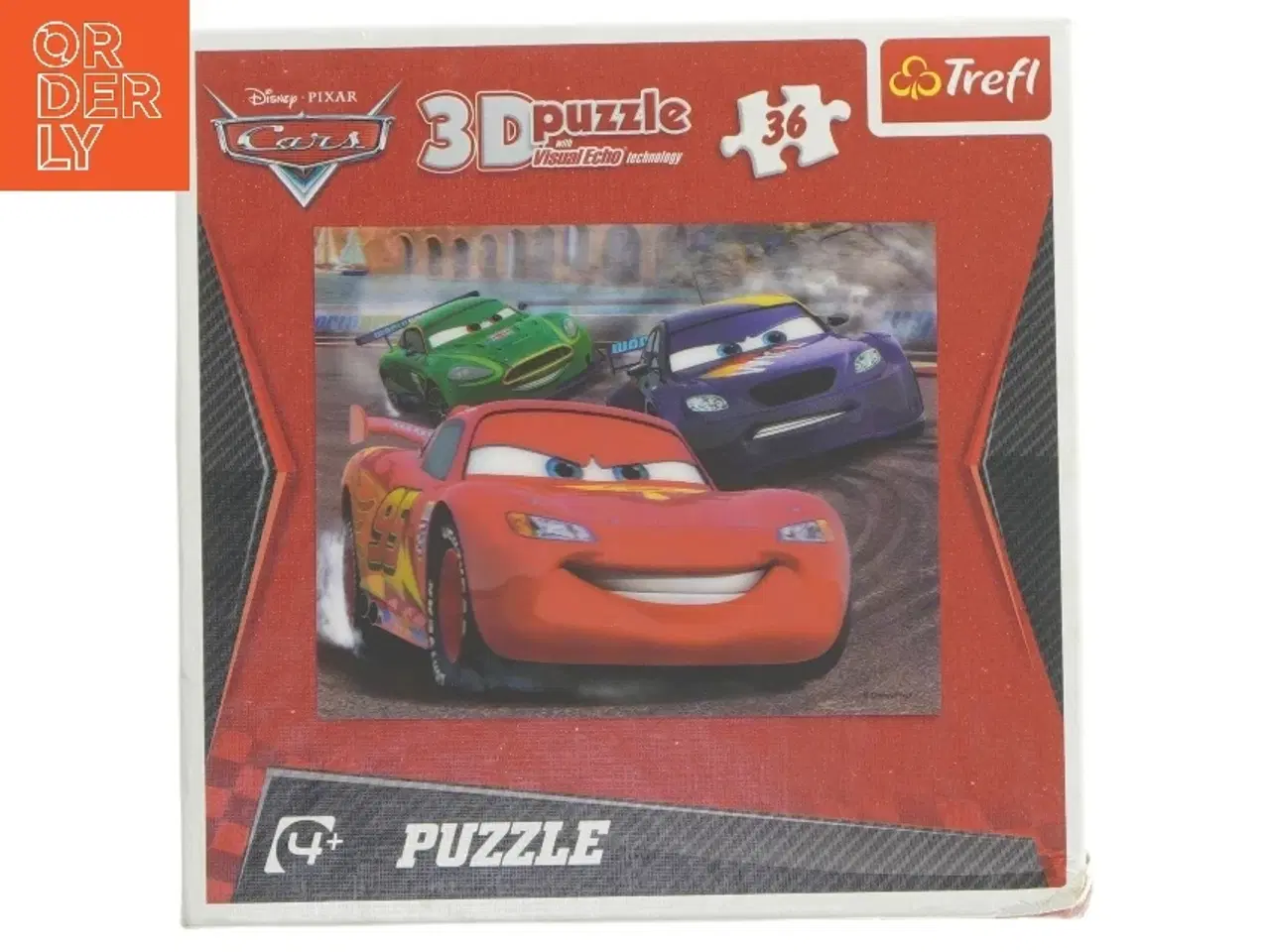 Billede 1 - Disney Cars 3D Puslespil fra Disney (str. 36 brikker 25x20 cm)