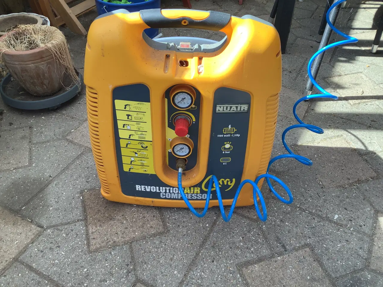 Billede 2 - Bærbar kompressor 6 liters