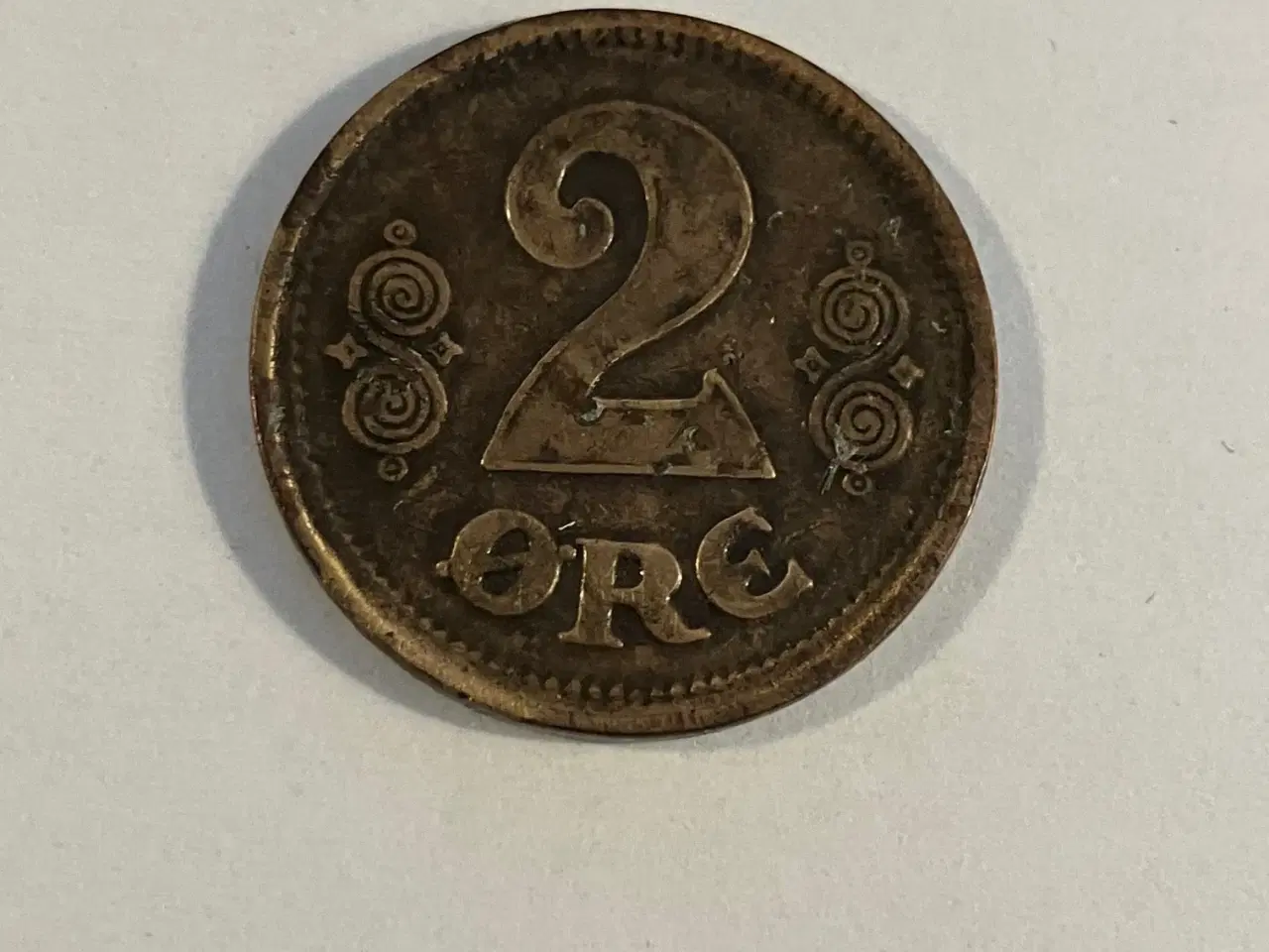 Billede 2 - 2 Øre 1917 Danmark