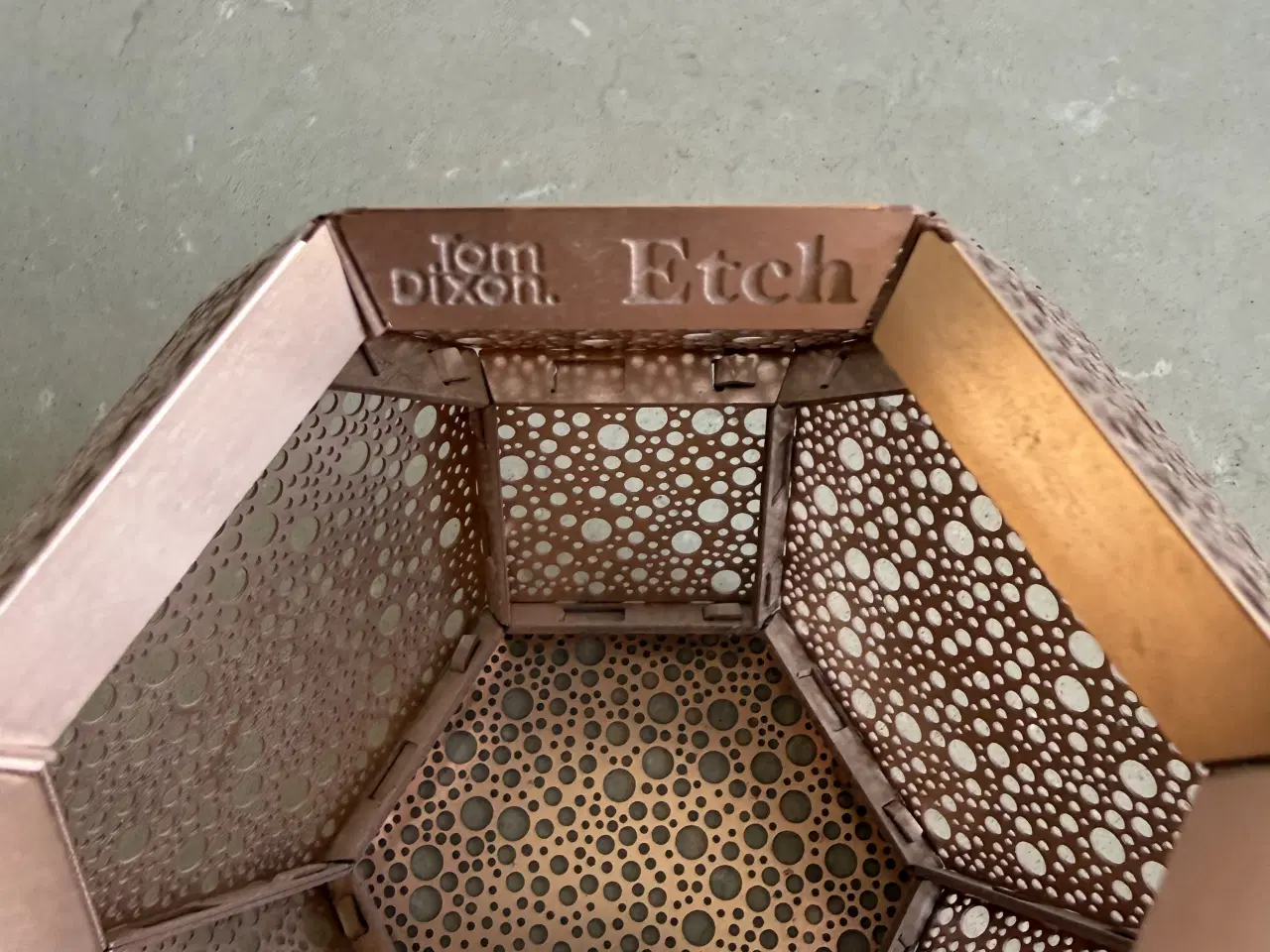 Billede 2 - Tom Dixon Etch fyrfadsstage i kobber