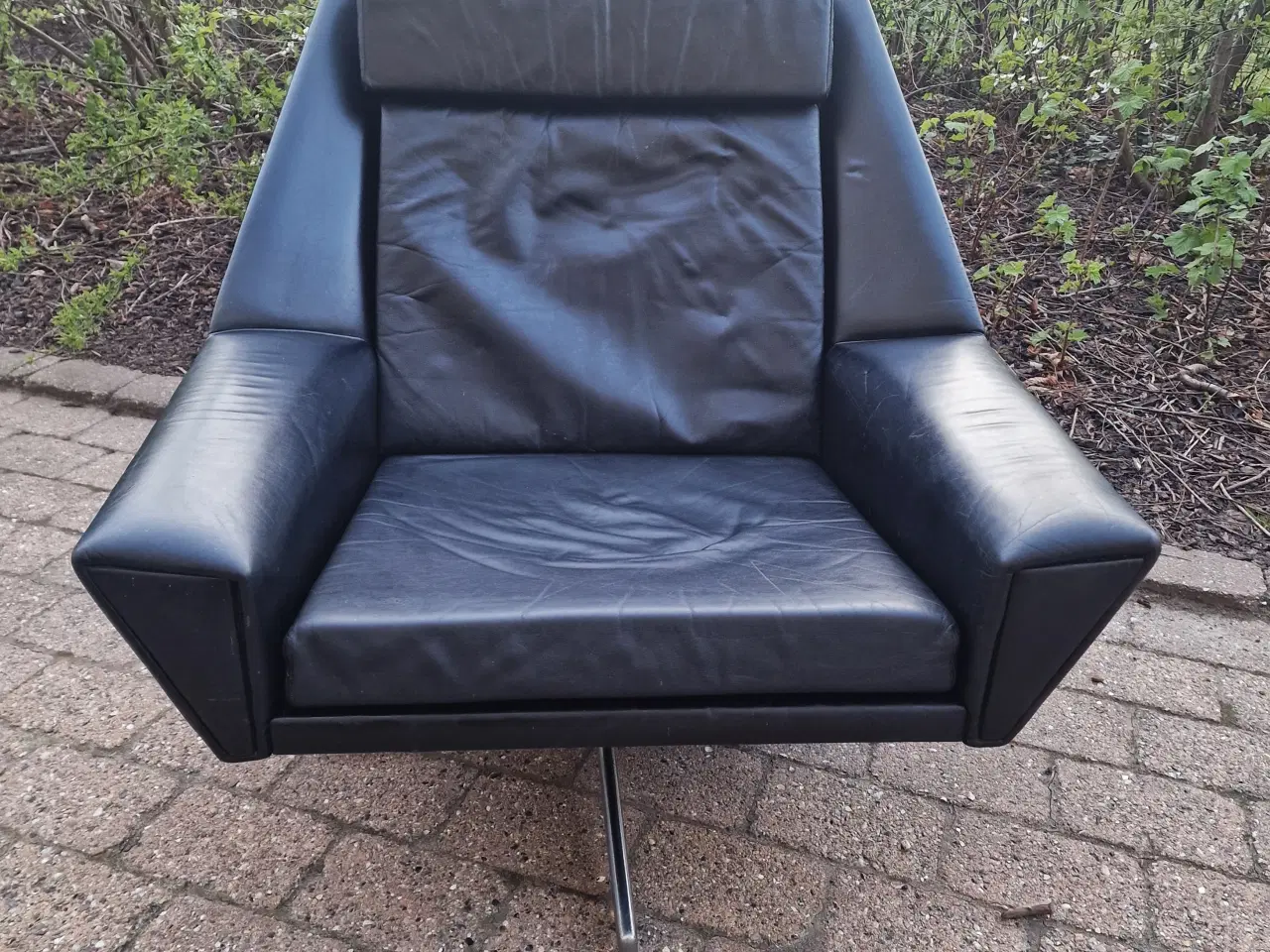 Billede 1 - Fed vintage, swivel lænestol.