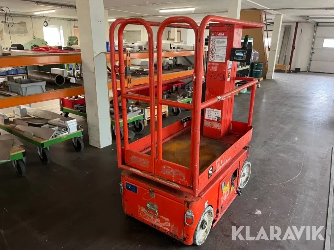 Billede 4 - Søjlelift Snorkel M1230E