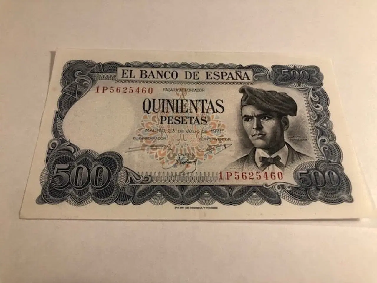 Billede 1 - 500 pesetas 1971 Spain